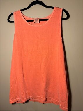 Comfort Colors Coral Tank - Women's Sleeveless Top